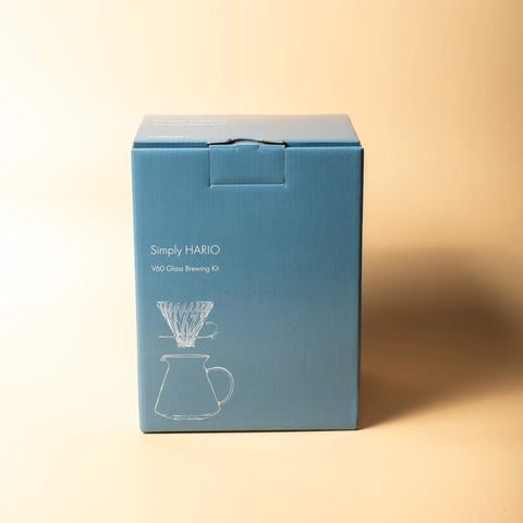 Hario V60 02 Glass Brewing Kit Simply HARIO - Drips