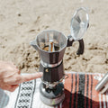 Grosche Milano Moka Pot Black 6 Cup - Drips  