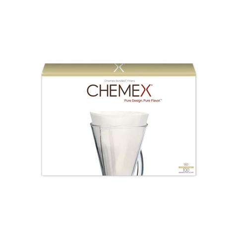 Chemex 100 White Filters for Coffeemaker 1 to 3 Cups - Drips  