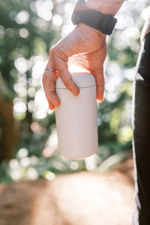 Fellow Carter Move Mug 355ml Matte White - Drips  