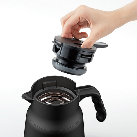 Hario V60 02 Insulated Stainless Steel Server 600ml Black - Drips  