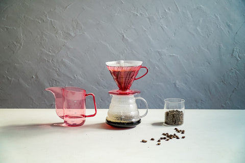 Hario Juicee Limited Edition V60 02 Dripper Punch Pink - Drips  